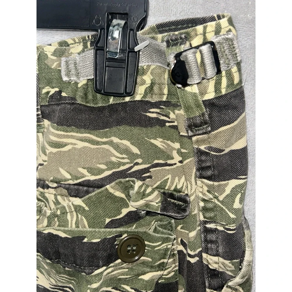 Vintage Tiger Stripe Combat Trousers Men Medium Camo Cargo Military Pants USA